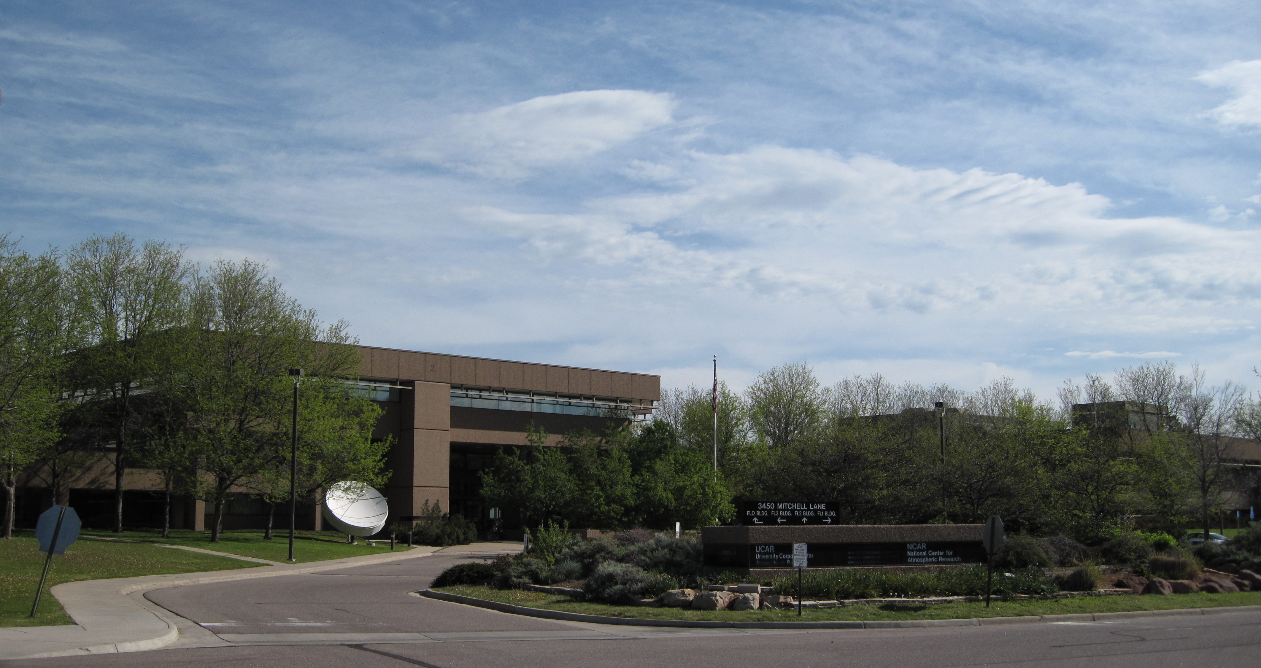 Das FL2 Gebaeude des National Center of Atmospheric Research (NCAR) in Boulder, USA